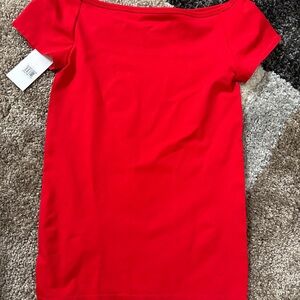 Helmut Lang Vibrant Red Short Sleeve Tee